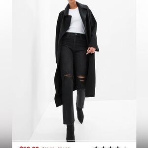 Gap black ripped jeans